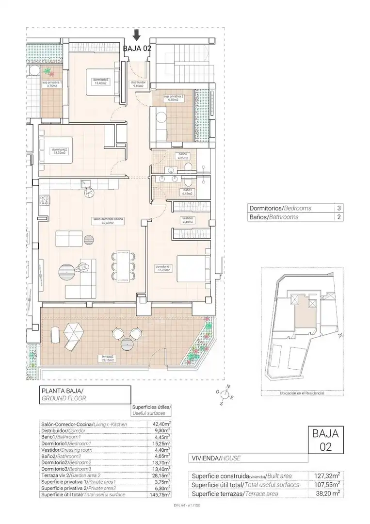 Apartment with terrace for sale in Hondón de las Nieves / El Fondó de les Neus, imagen 38