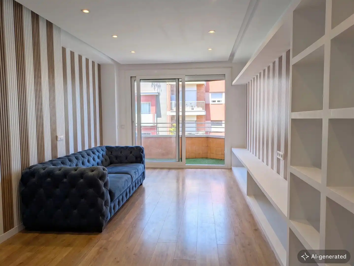 Wohnzimmer von Dachboden zum Verkauf in Barcelona mit Heizung, Terrasse und Balkon