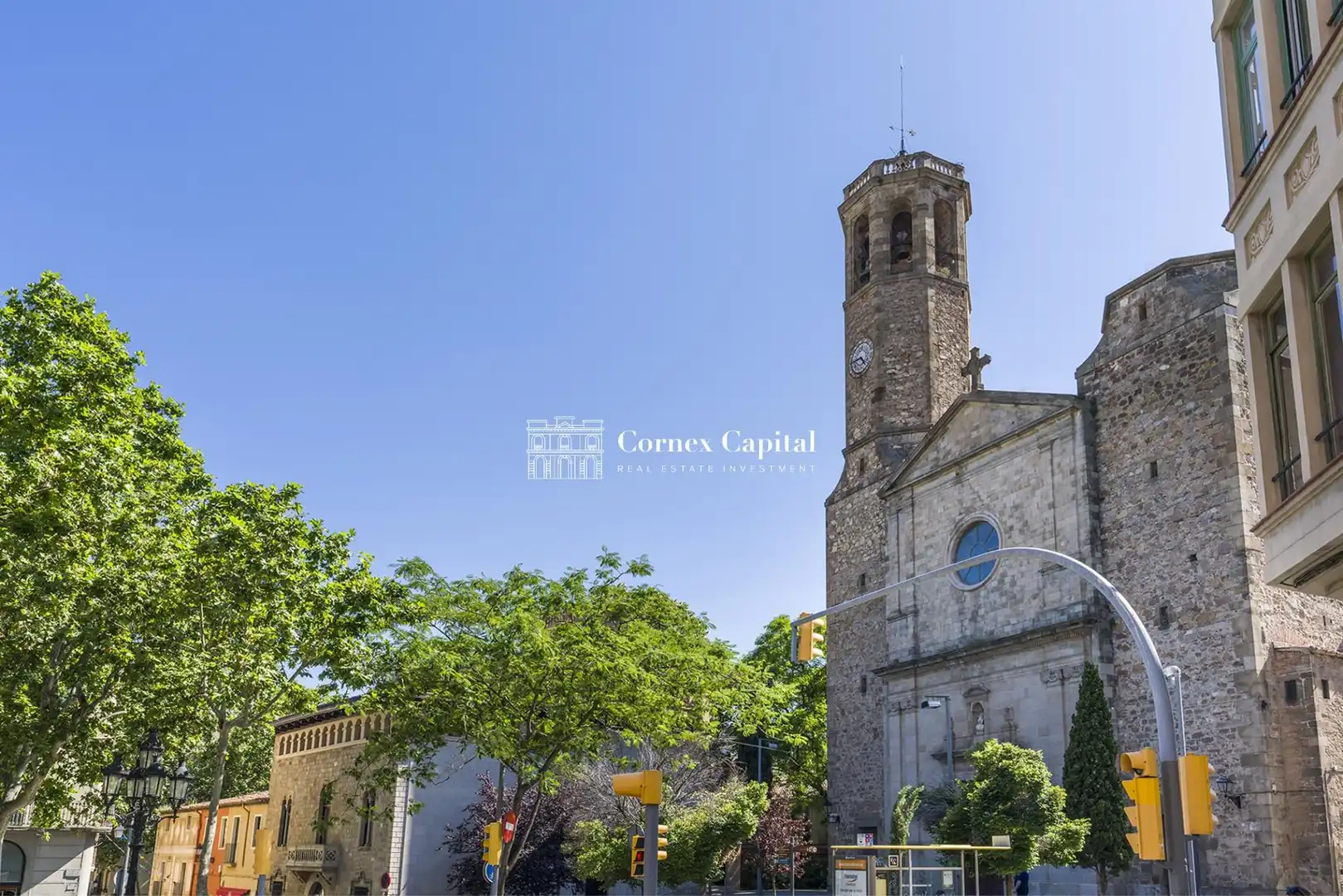 Exterior view of Flat for sale in Barcelona  with Air Conditioner, Heating and Private garden