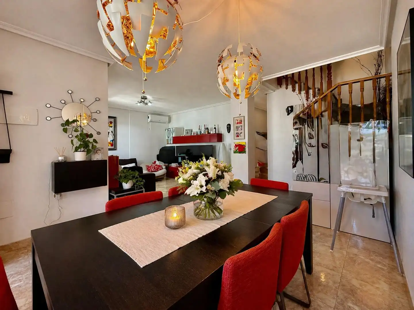 Comedor de Casa adosada en venta en San Pedro del Pinatar con Aire acondicionado, Jardín privado y Terraza