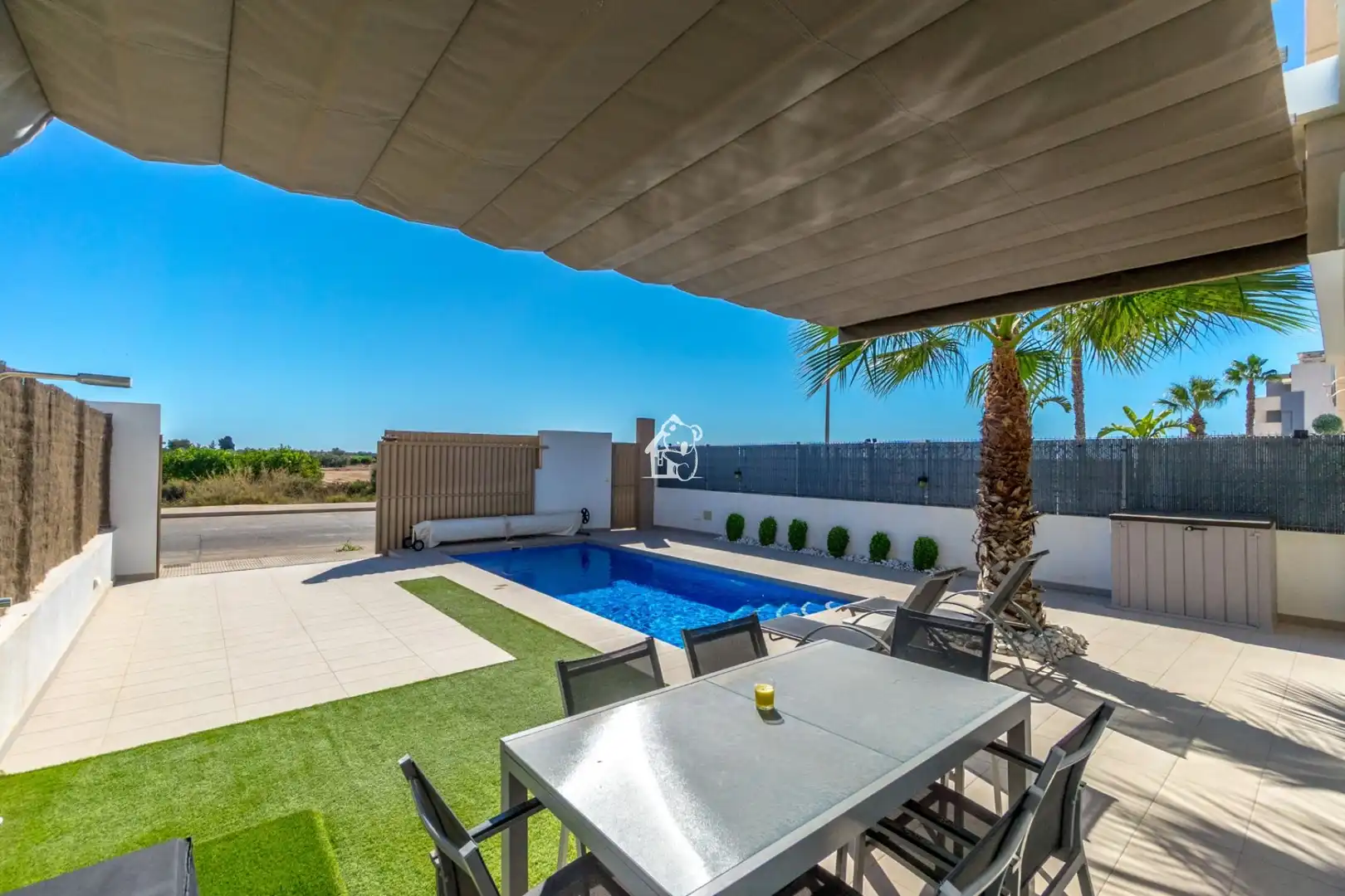 Terraza de Casa o chalet de alquiler en Guardamar del Segura con Aire acondicionado, Jardín privado y Terraza