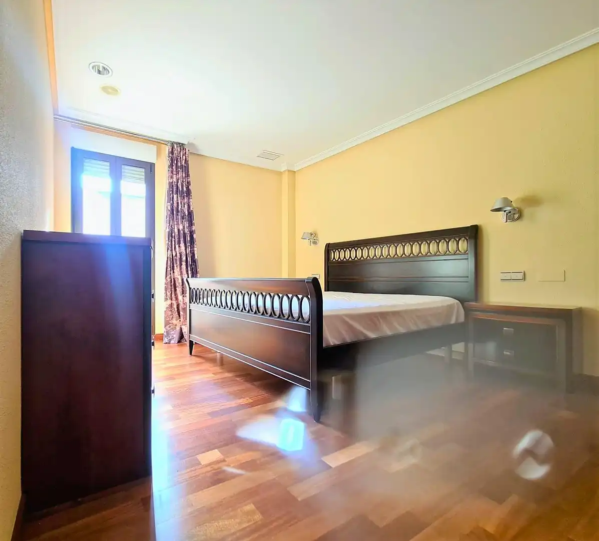 Dormitori de Pis de lloguer en Elche / Elx amb Aire condicionat, Calefacció i Parquet