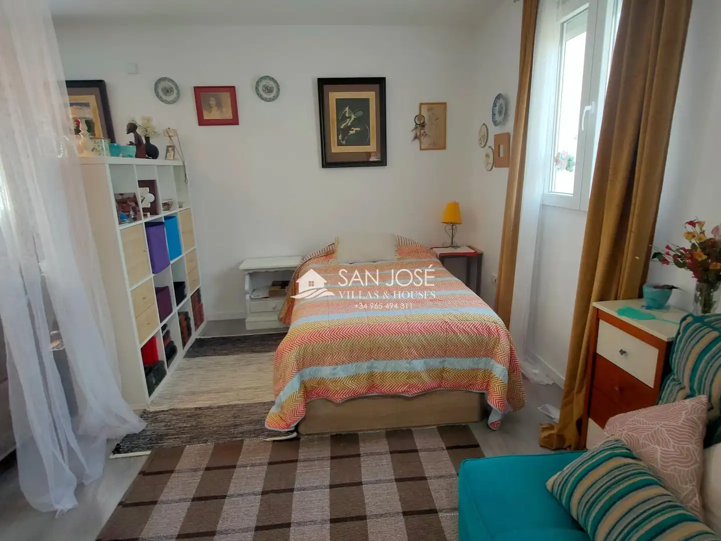 Habitación de Casa o chalet en venta en Aspe con Jardín privado, Trastero y Amueblado