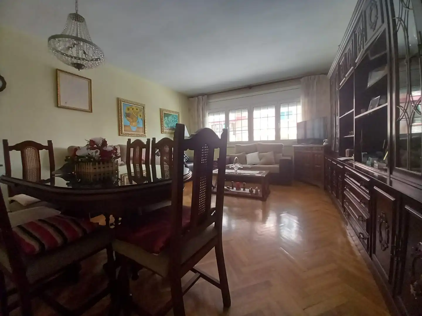 Wohnzimmer von Wohnung zum Verkauf in Badalona mit Klimaanlage, Heizung und Terrasse