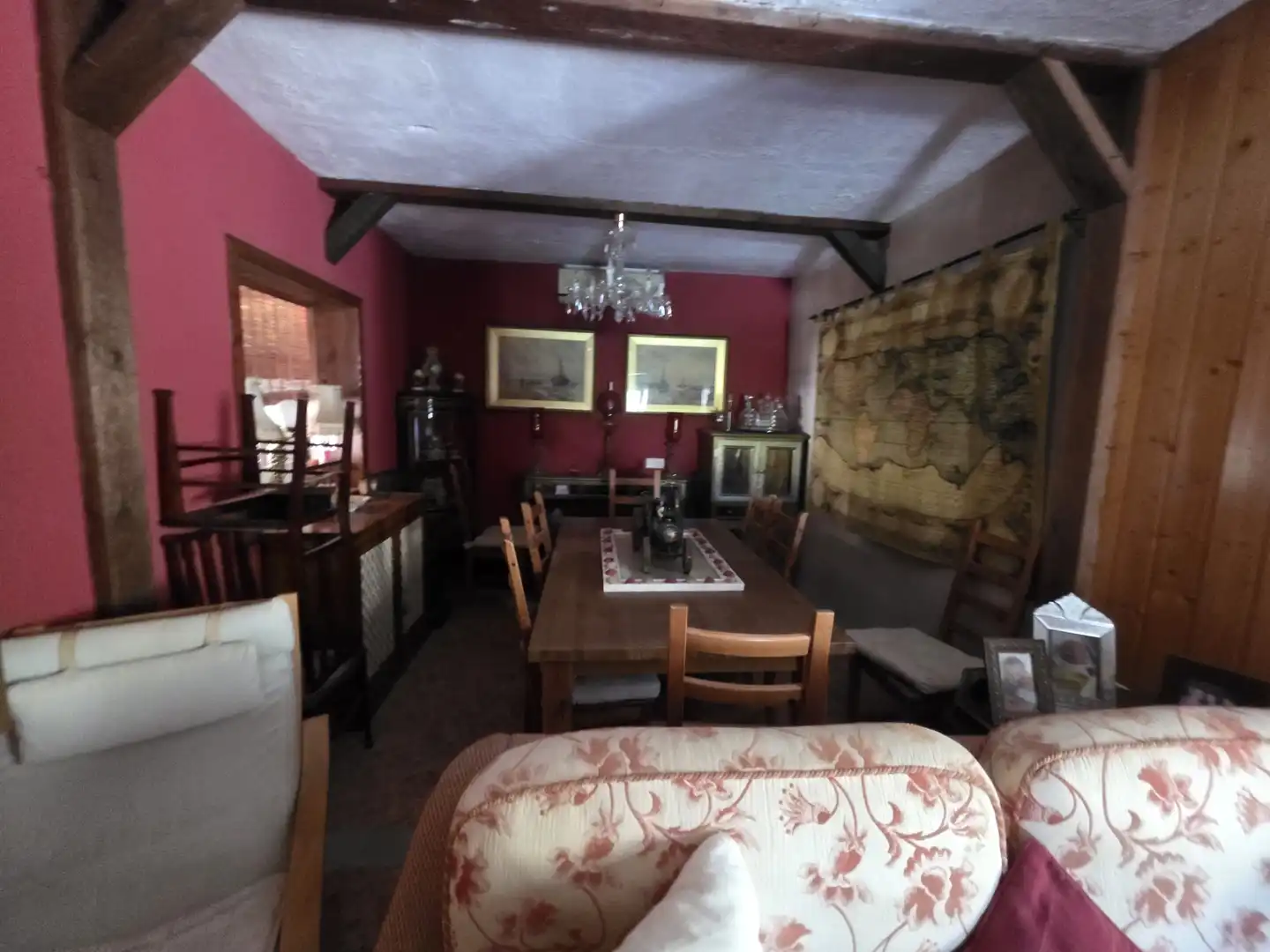Comedor de Finca rústica en venta en Guaro con Aire acondicionado, Jardín privado y Terraza