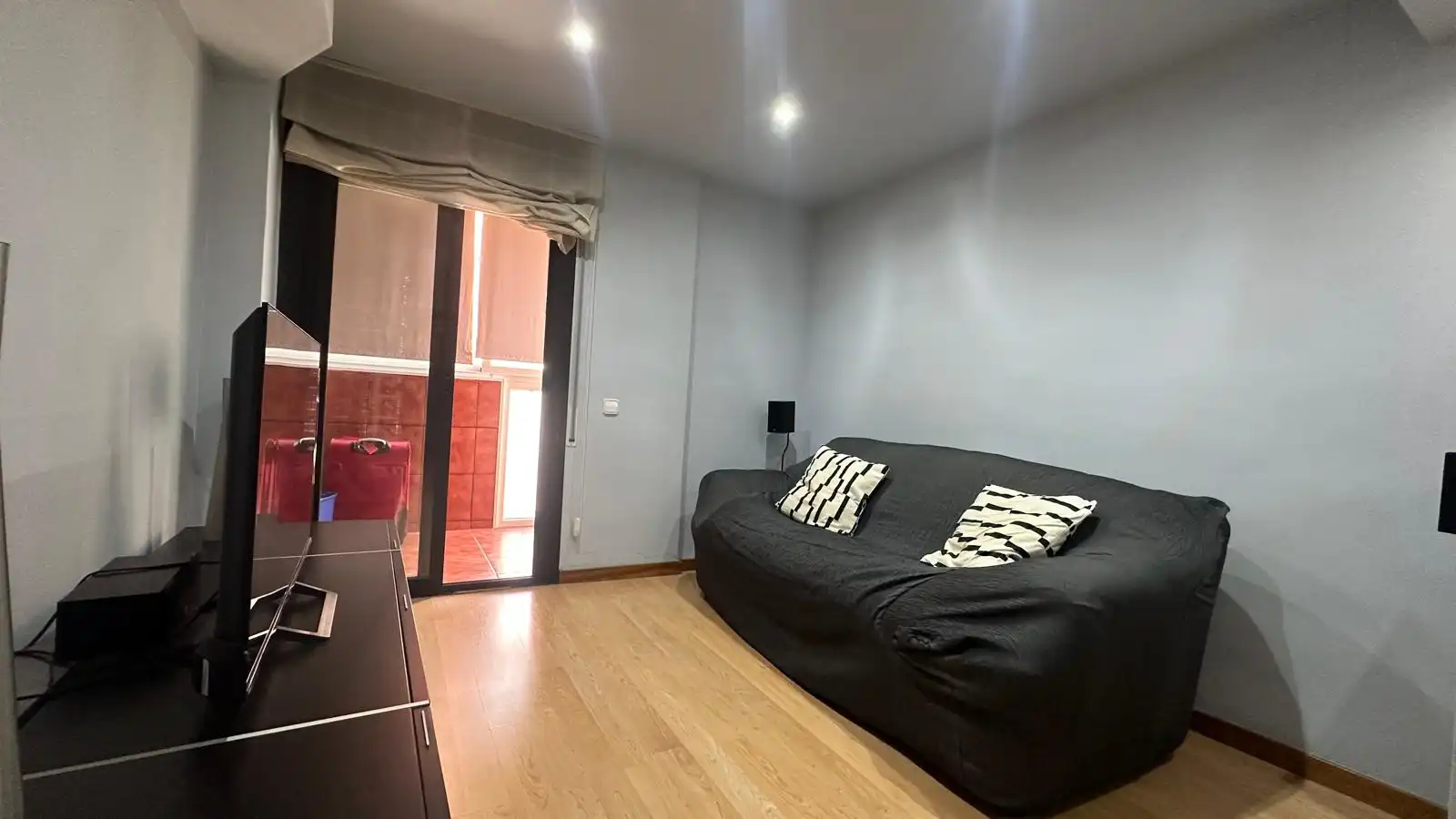 Living room of Flat for sale in Badalona  with Air Conditioner, Heating and Parquet flooring