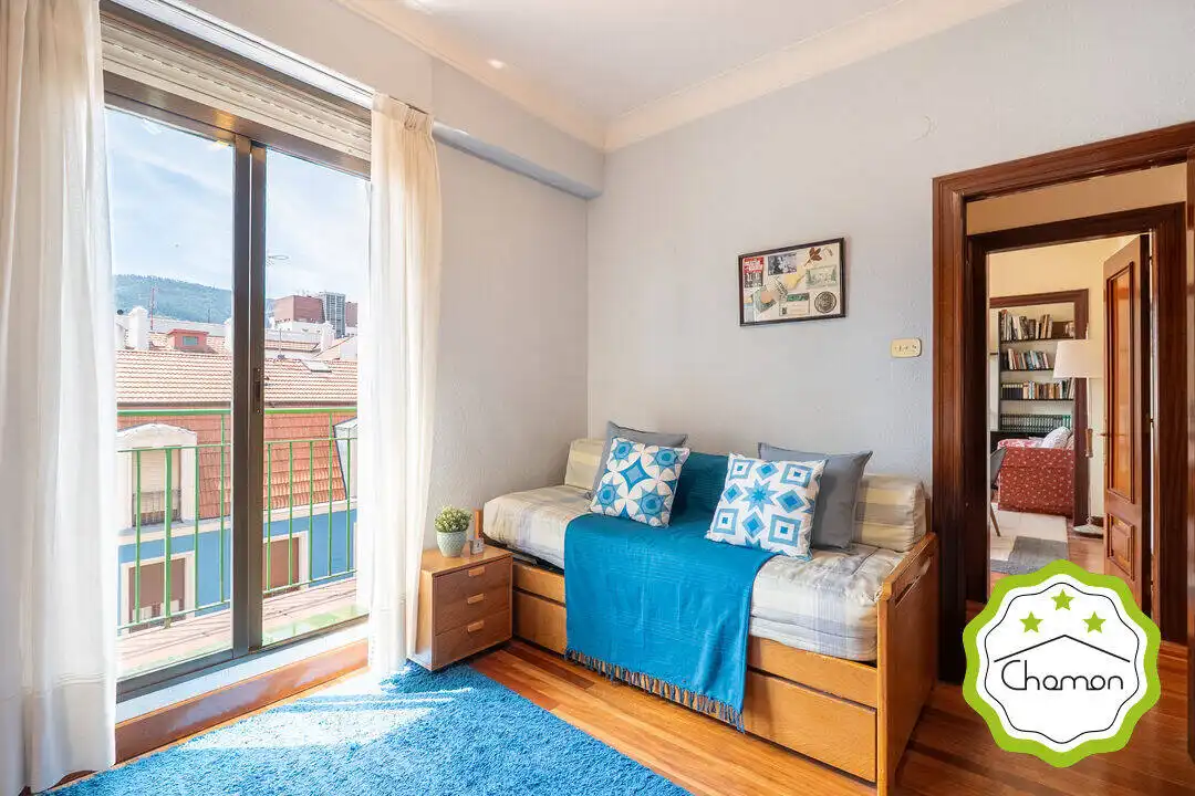 Bedroom of Flat for sale in Bilbao   with Heating and Balcony