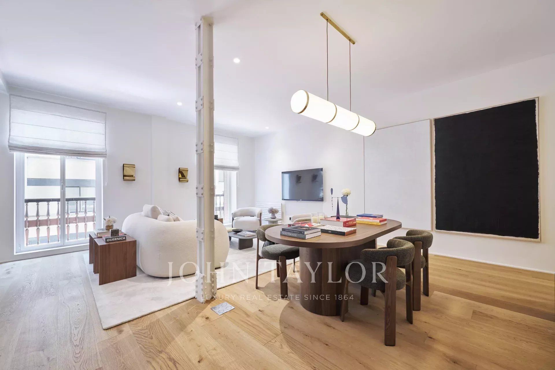 Living room of Flat for sale in  Madrid Capital  with Air Conditioner, Heating and Storage room