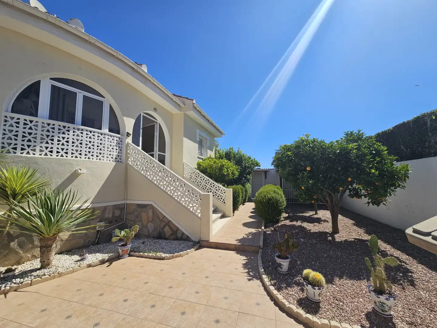 Vista exterior de Casa o chalet en venta en Rojales con Aire acondicionado, Jardín privado y Terraza