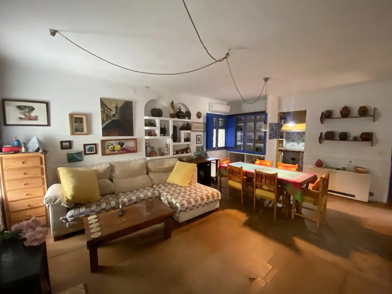 Sala de estar de Casa o chalet en venta en Corral de Calatrava con Aire acondicionado, Calefacción y Jardín privado