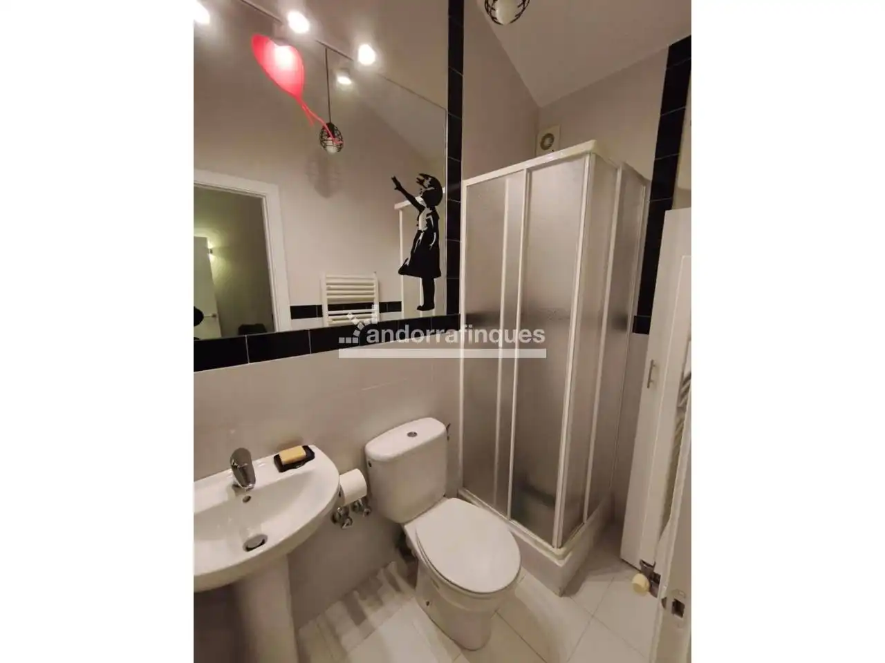 Baño de Apartamento en venta en Montferrer i Castellbò con Aire acondicionado, Terraza y Trastero