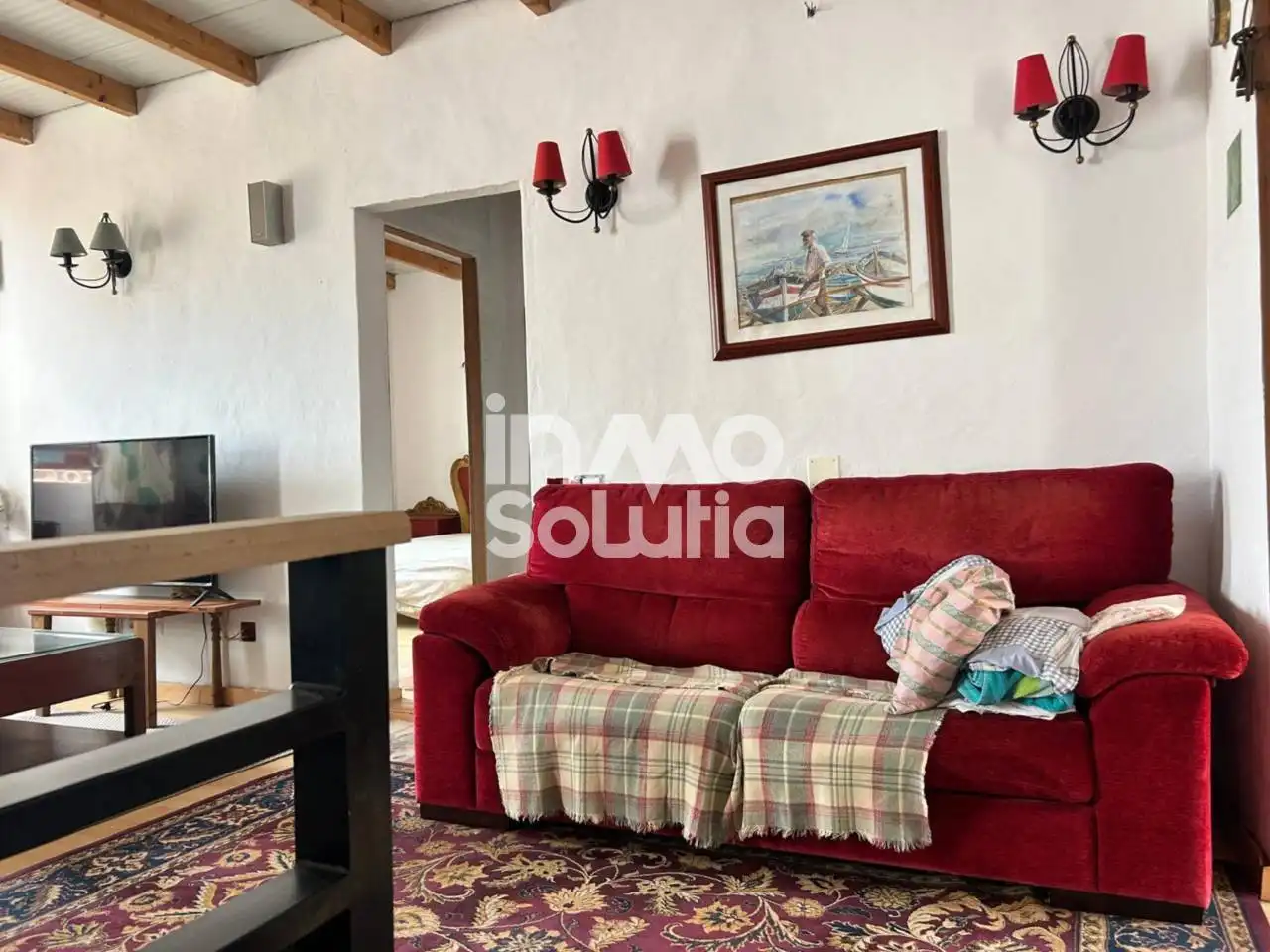 Sala de estar de Casa adosada en venta en Gáldar con Terraza