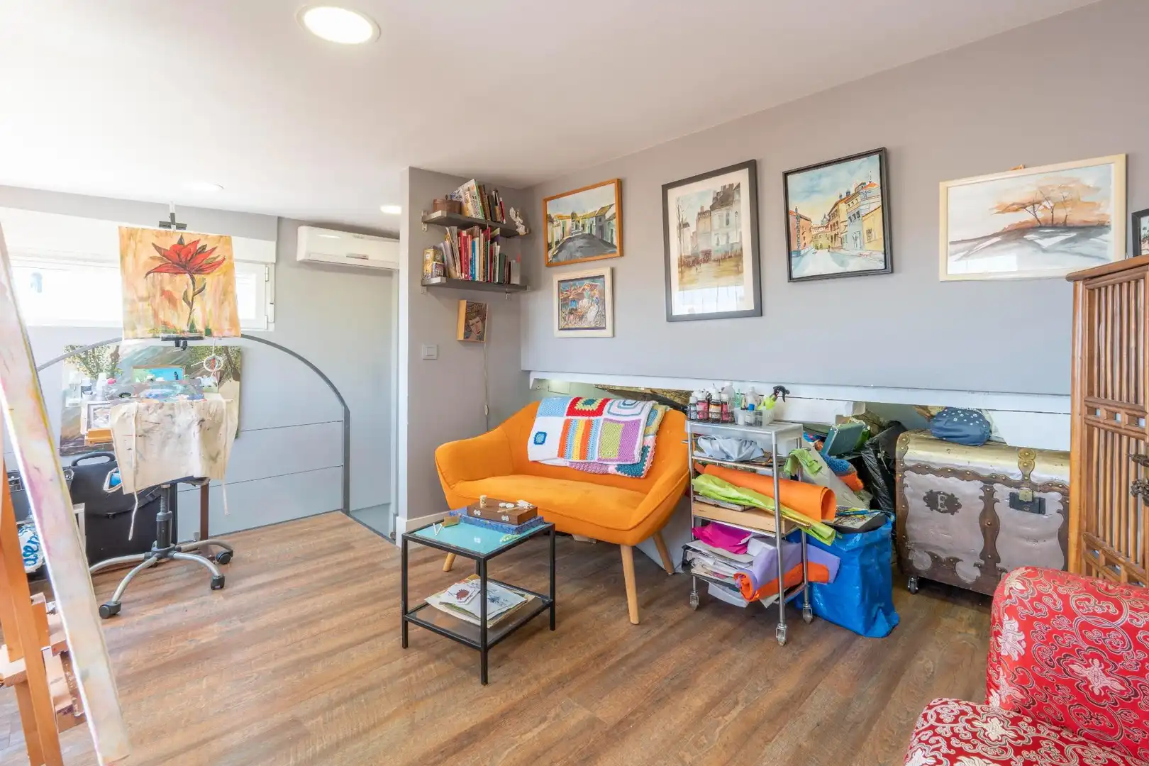 Wohnzimmer von Maisonette zum Verkauf in Madrid mit Terrasse
