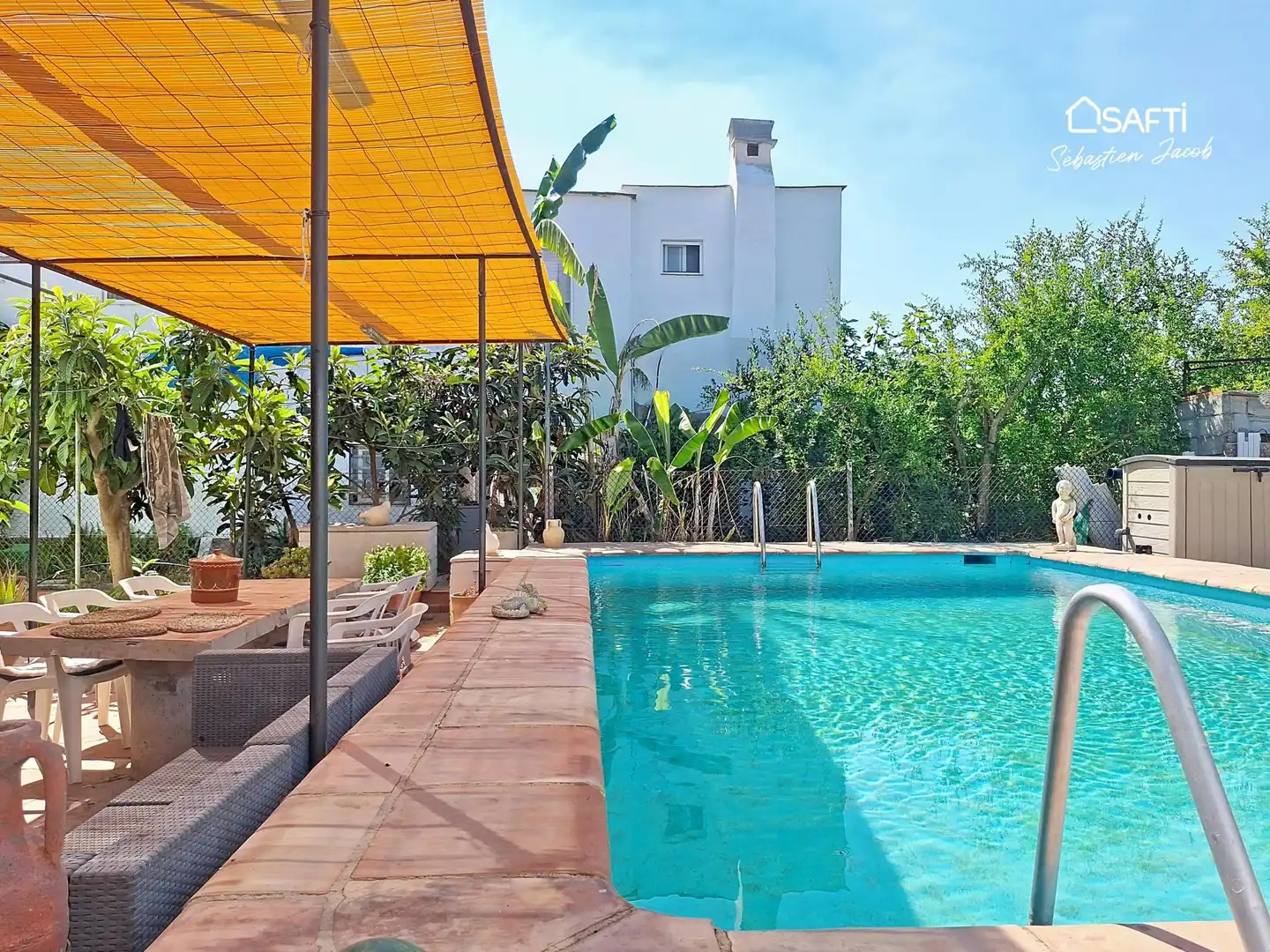 Piscina de Finca rústica en venta en Oliva con Calefacción, Terraza y Piscina