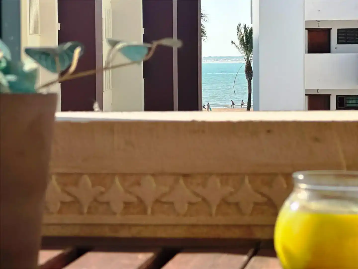 Terrasse von Wohnung zur Miete in Sanlúcar de Barrameda mit Klimaanlage und Balkon