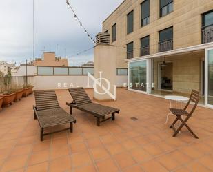 Terrace of Attic to rent in  Valencia Capital  with Air Conditioner, Heating and Terrace