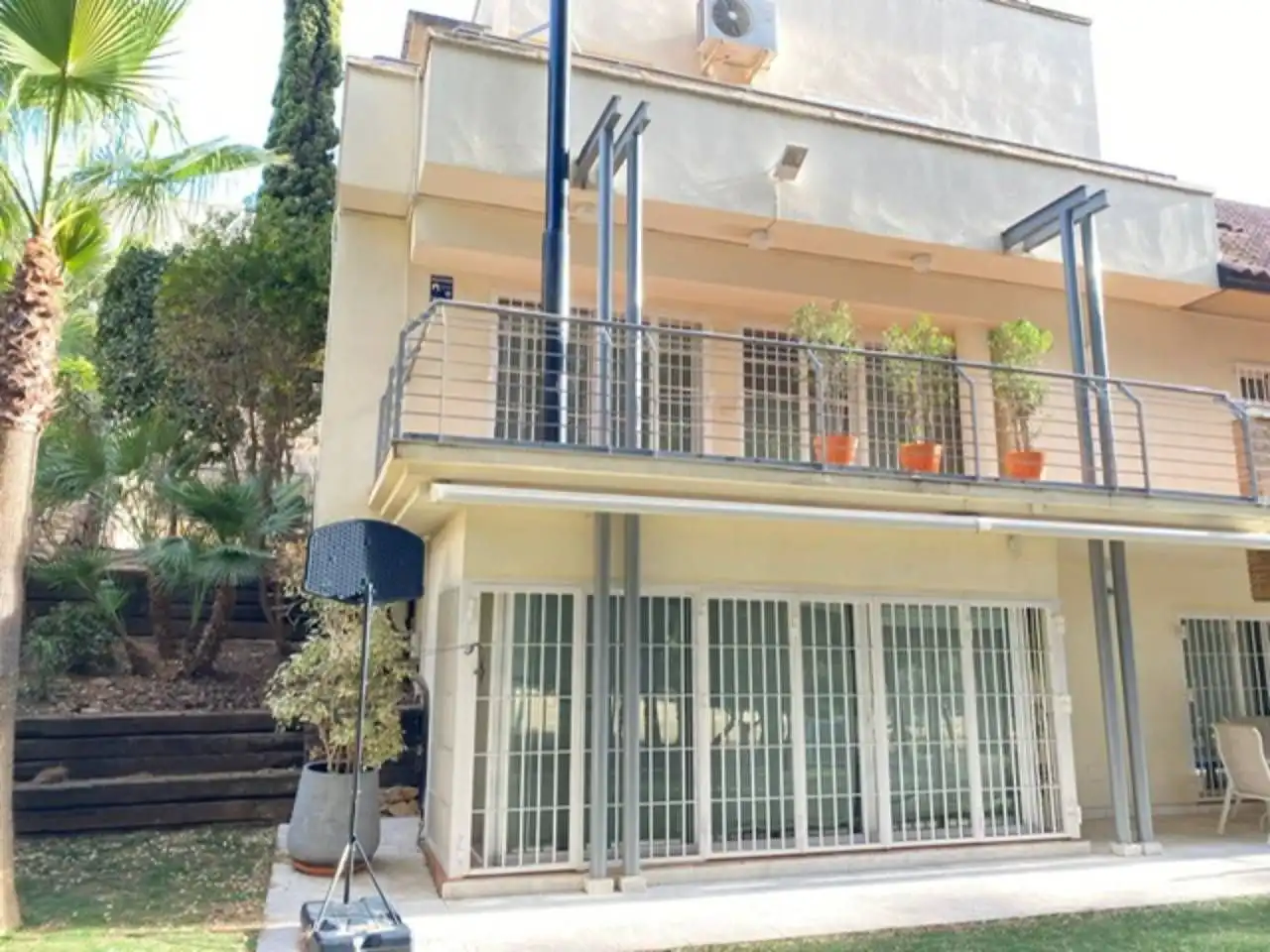 Exterior view of Houses for sale in Molina de Segura  with Air Conditioner, Private garden and Parquet flooring