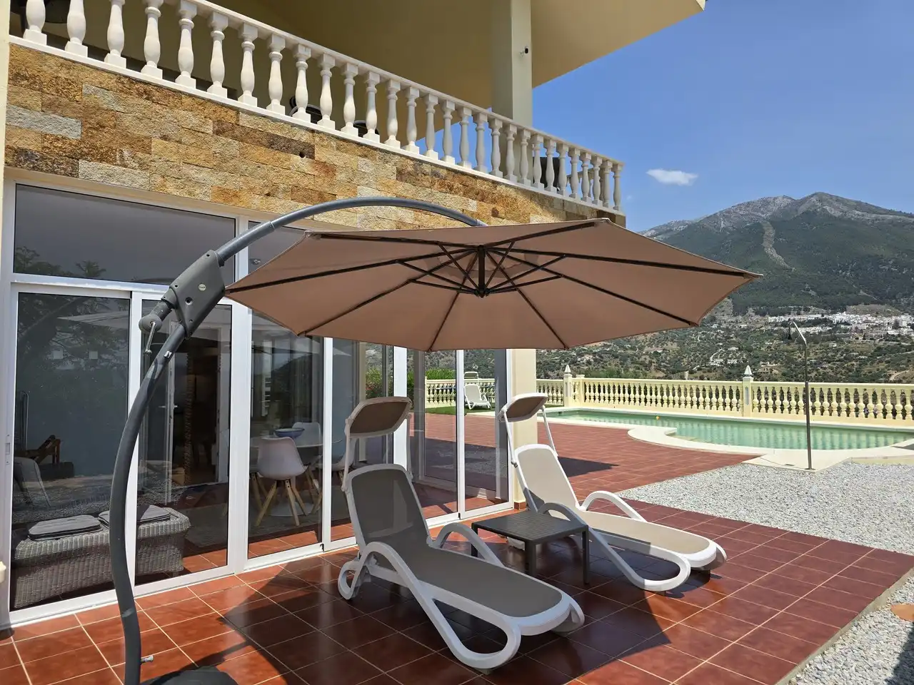 Terrace of Houses for sale in Alcaucín  with Air Conditioner, Terrace and Swimming Pool
