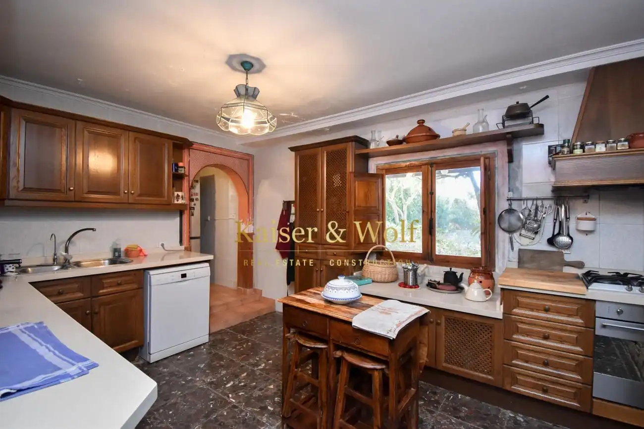 Küche von Country house zum Verkauf in Elche / Elx mit Klimaanlage, Privatgarten und Terrasse