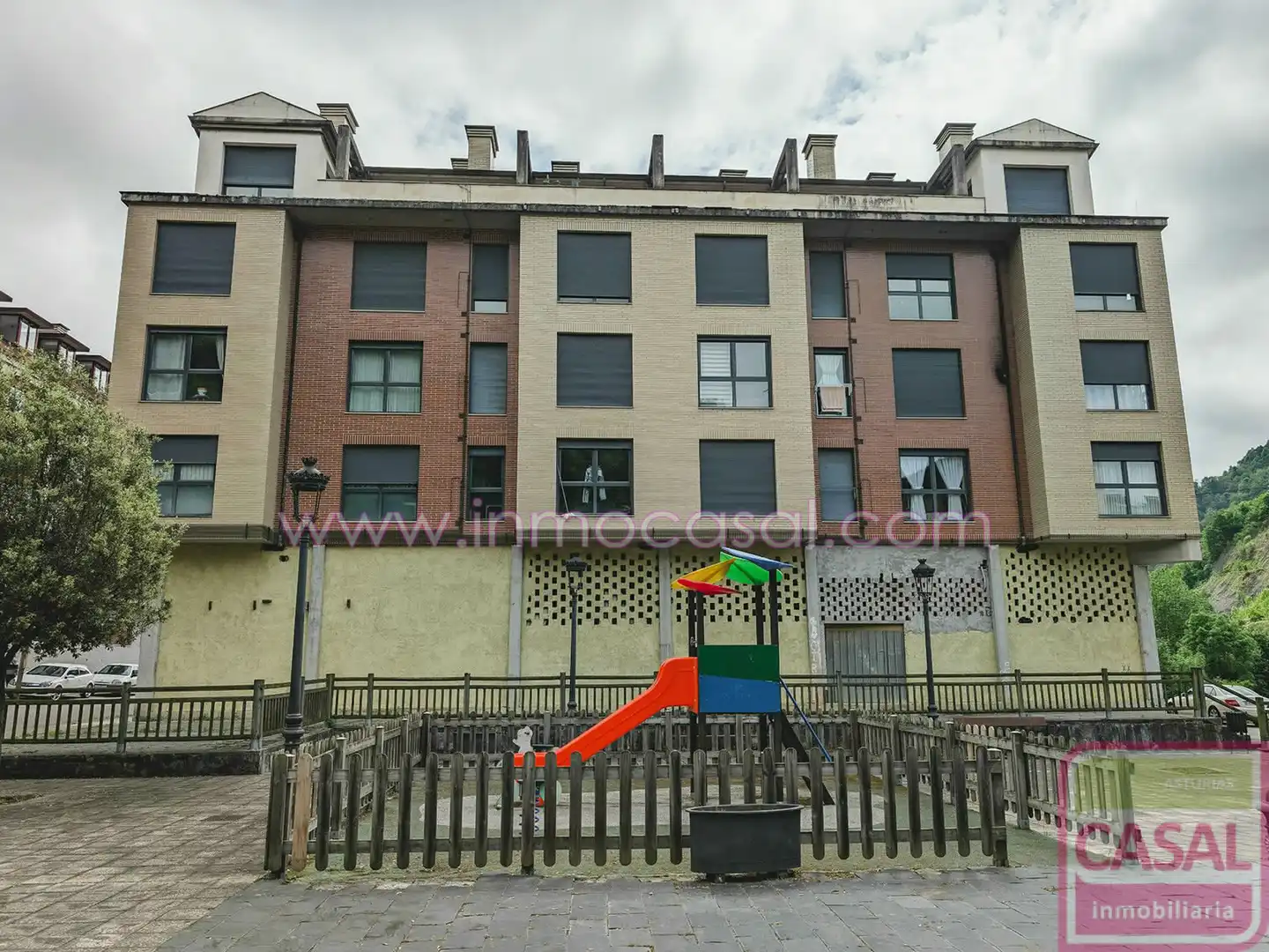 Exterior view of Flat for sale in Aller  with Heating, Storage room and Furnished