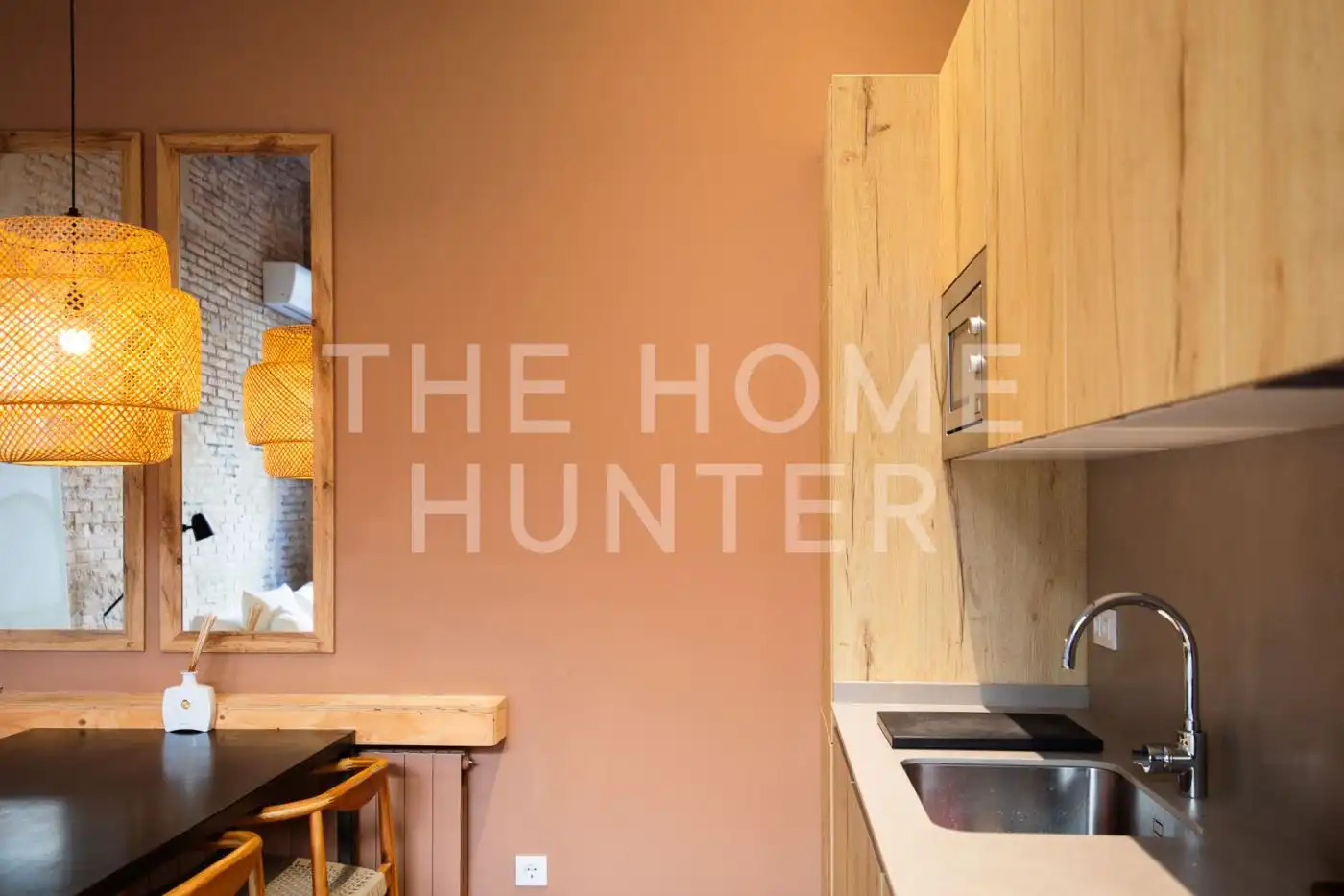 Küche von Wohnung zum Verkauf in Barcelona mit Heizung, Privatgarten und Terrasse