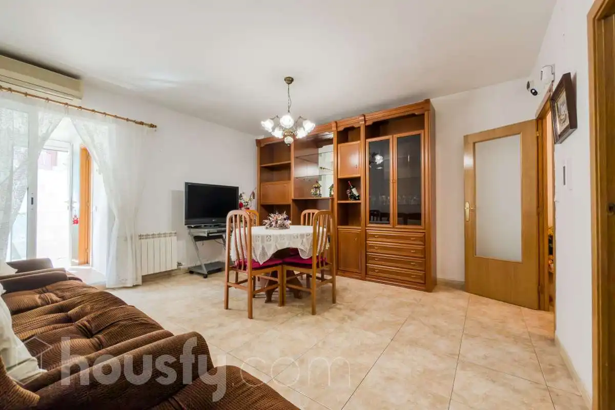 Sala de estar de Piso en venta en Badalona con Trastero