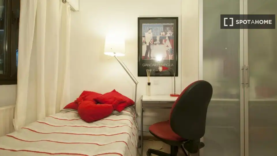 Habitación de Piso de alquiler en Madrid con Aire acondicionado, Calefacción y Amueblado