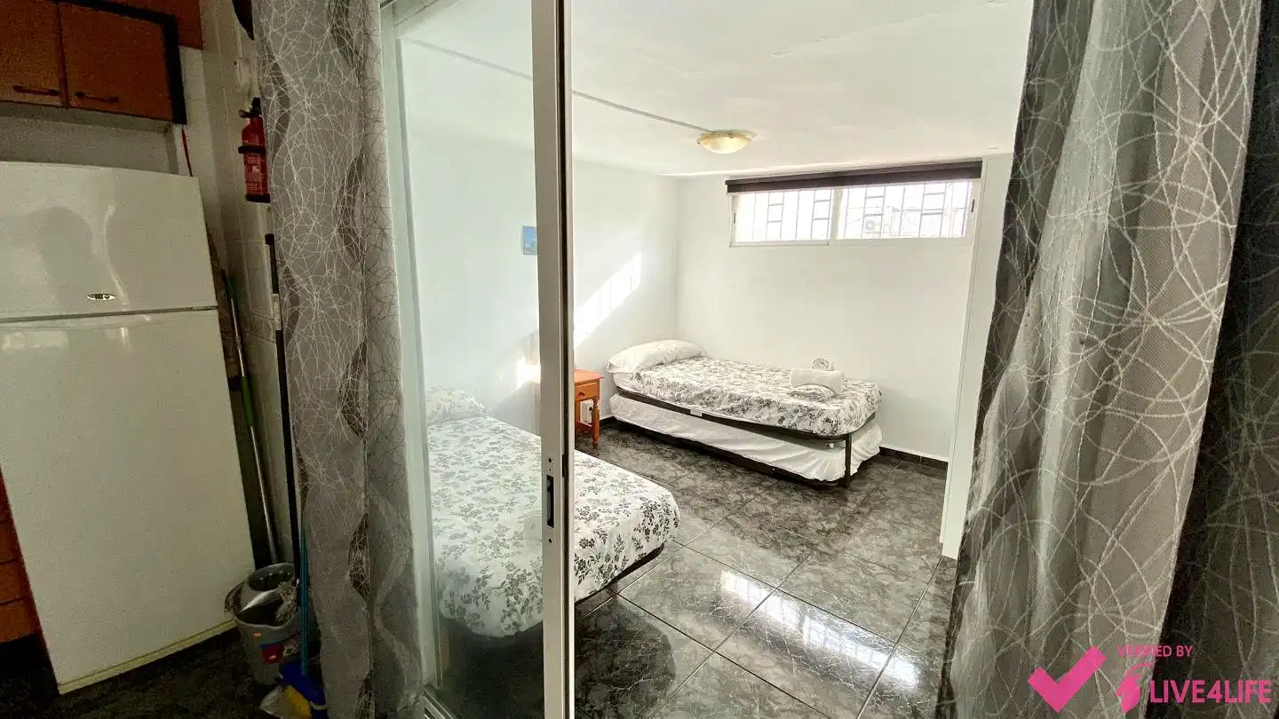 Bedroom of Attic for rent in Valencia  with Air Conditioner, Terrace and Furnished