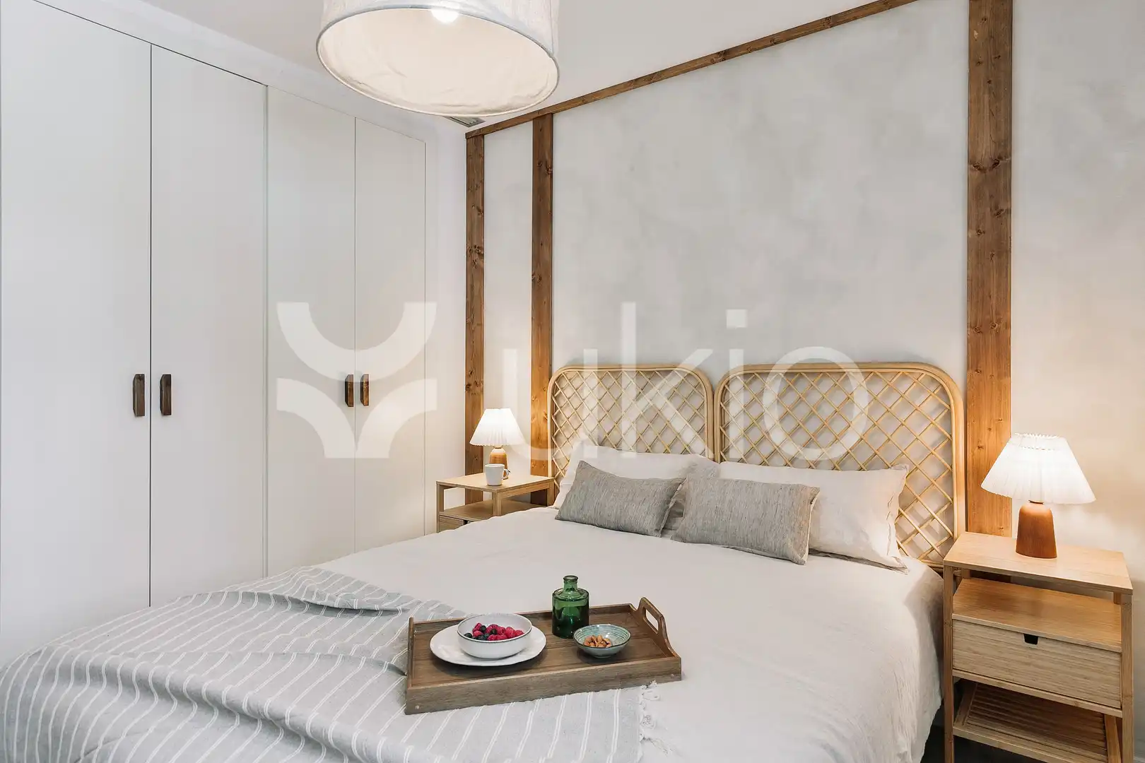 Habitación de Apartamento de alquiler en Barcelona con Aire acondicionado, Calefacción y Amueblado