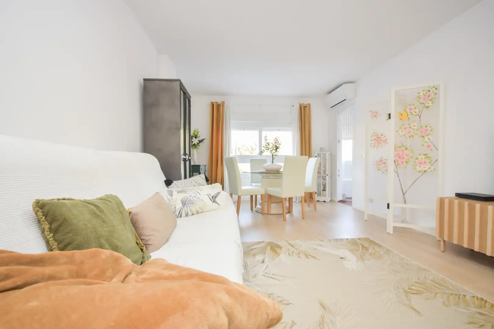Sala de estar de Piso en venta en  Palma de Mallorca con Aire acondicionado, Parquet y Terraza