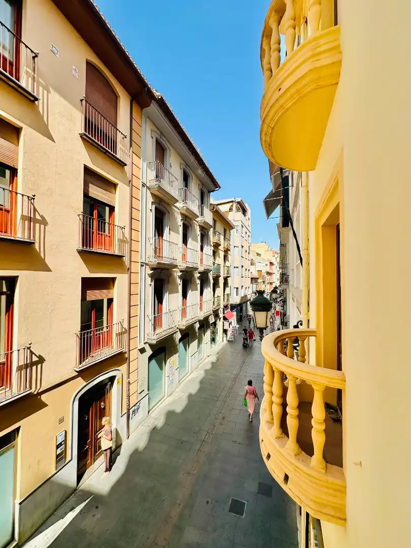 Exterior view of Flat for rent in Granada  with Air Conditioner, Heating and Parquet flooring