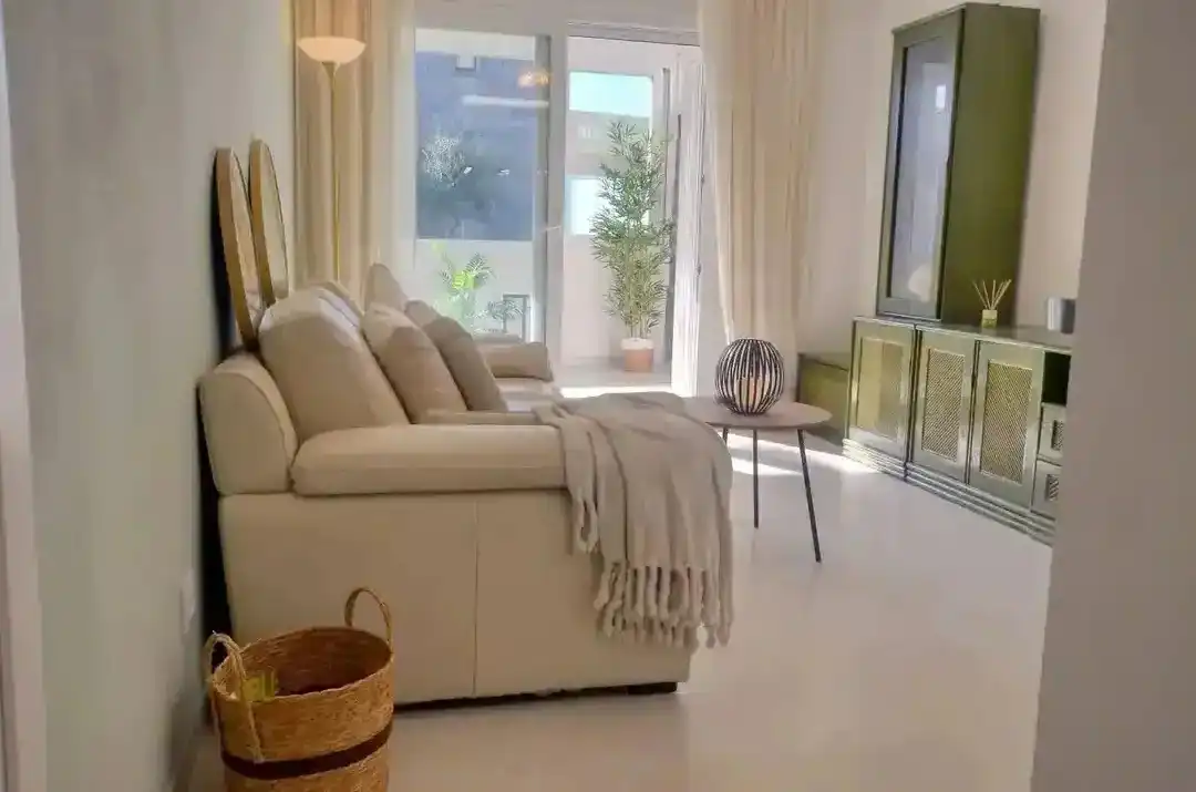 Sala de estar de Apartamento en venta en Empuriabrava con Aire acondicionado, Calefacción y Terraza