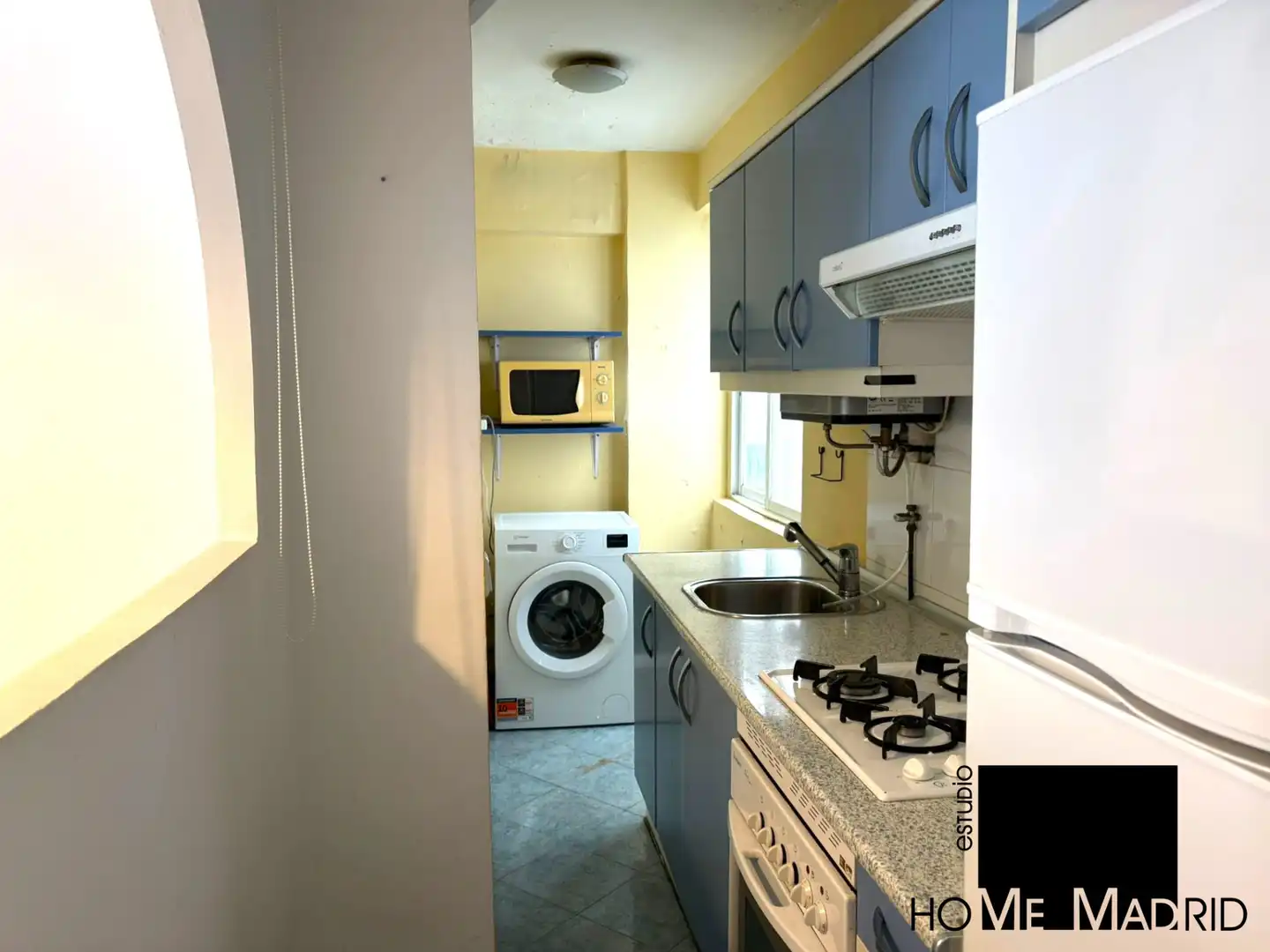 Cocina de Piso en venta en Madrid con Parquet, Terraza y Amueblado