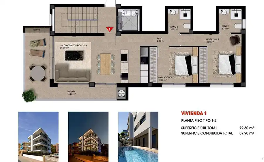 Piso con ascensor en venta en Huesca, imagen 8