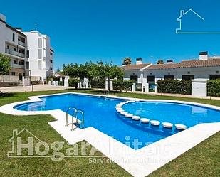 Swimming pool of Attic for sale in Oliva  with Air Conditioner, Terrace and Balcony