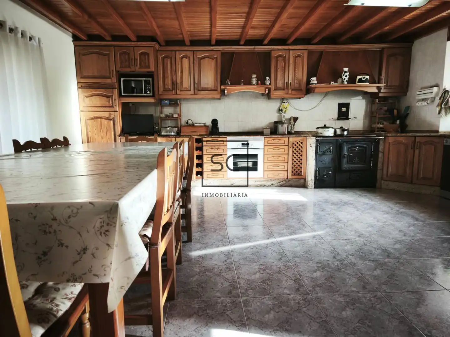 Cocina de Casa o chalet en venta en Narón con Trastero y Piscina