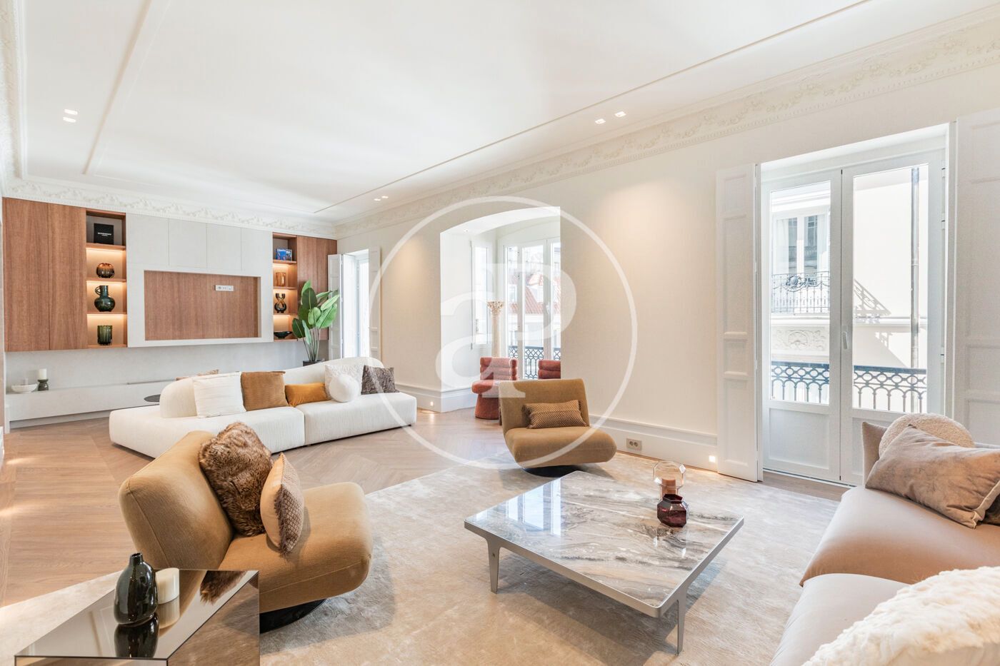 Wohnzimmer von Wohnung zum Verkauf in  Madrid Capital mit Klimaanlage, Heizung und Abstellraum