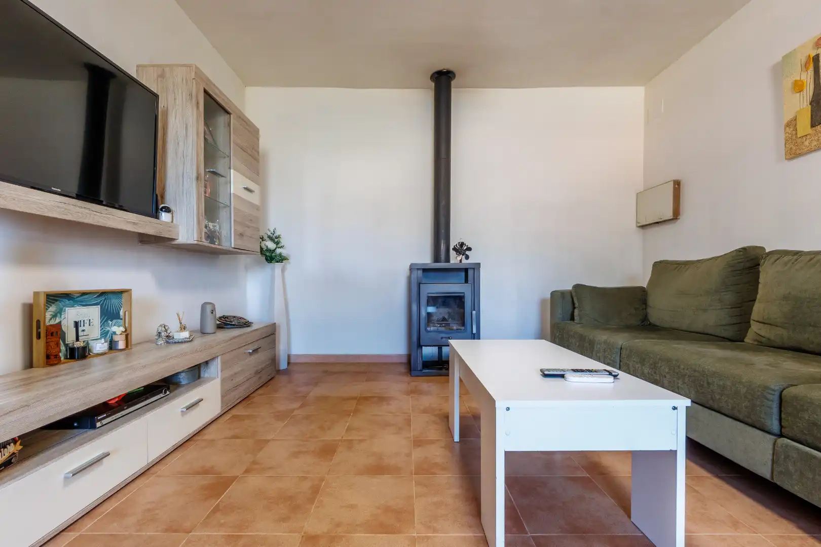 Living room of Houses for sale in El Catllar   with Air Conditioner, Private garden and Terrace