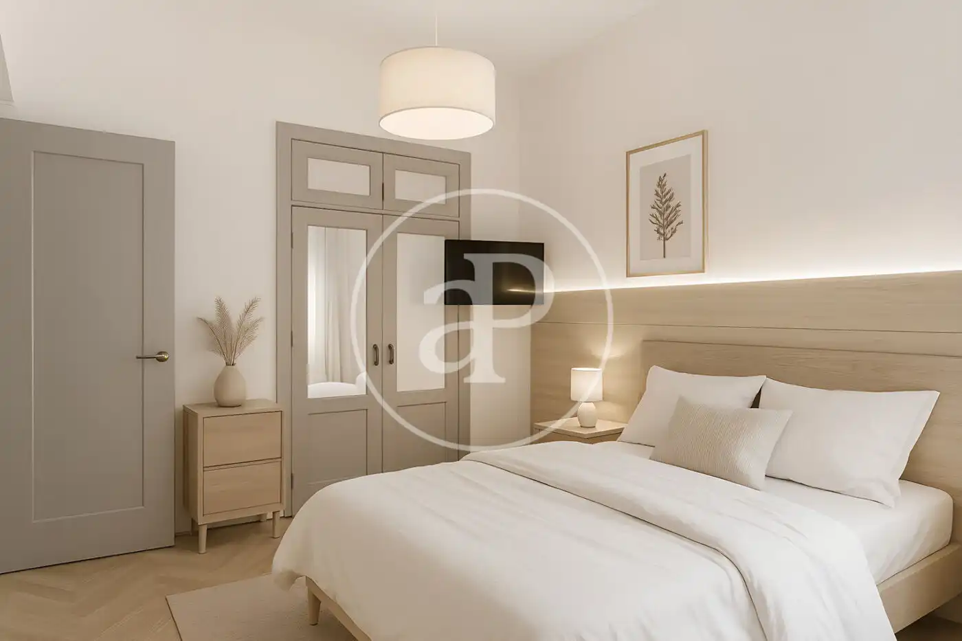 Bedroom of Flat for sale in Madrid  with Heating