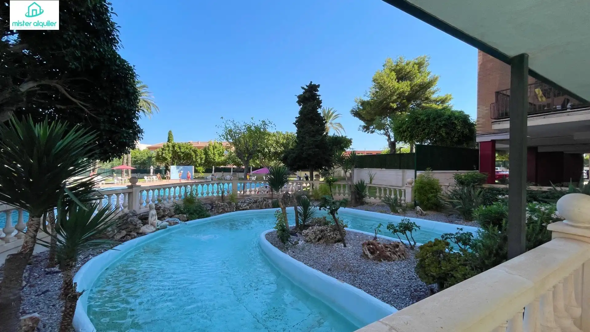Swimming pool of Apartments for rent in El Campello  with Air Conditioner, Heating and Terrace