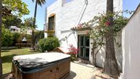 Exterior view of Single-family semi-detached for sale in Marbella  with Air Conditioner, Terrace and Swimming Pool