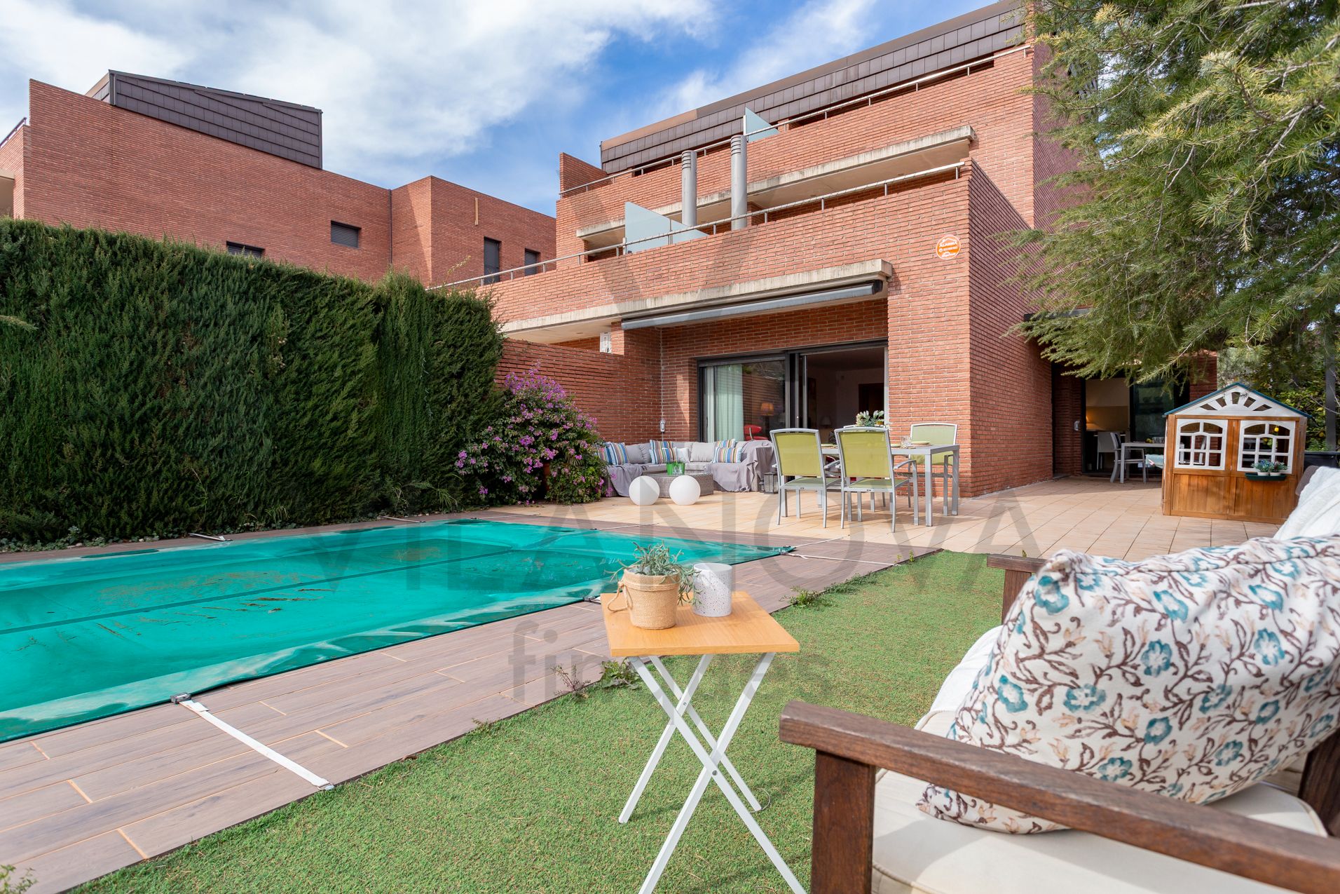 Jardín de Casa adosada en venta en Castellvell del Camp con Aire acondicionado, Calefacción y Jardín privado