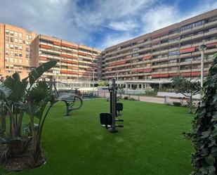 Exterior view of Flat for sale in  Valencia Capital  with Air Conditioner, Terrace and Furnished