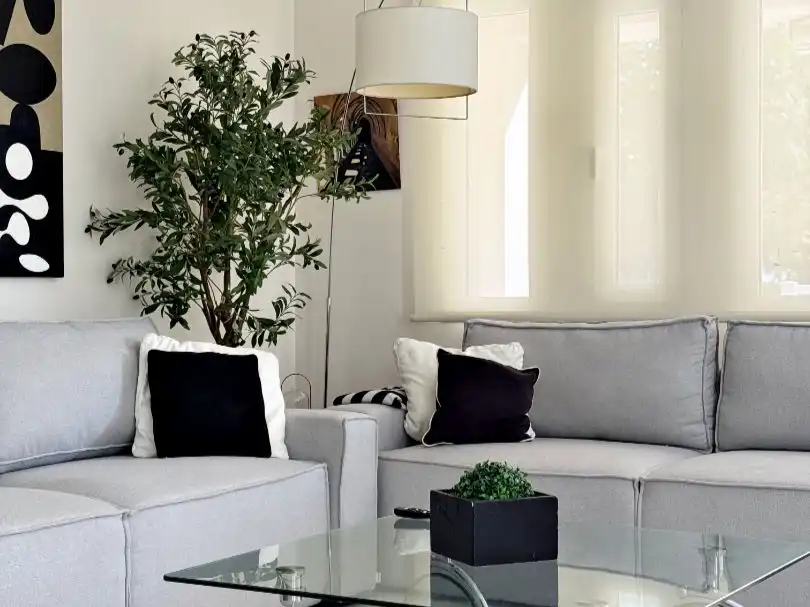 Sala de estar de Casa o chalet de alquiler en El Verger con Aire acondicionado, Terraza y Amueblado
