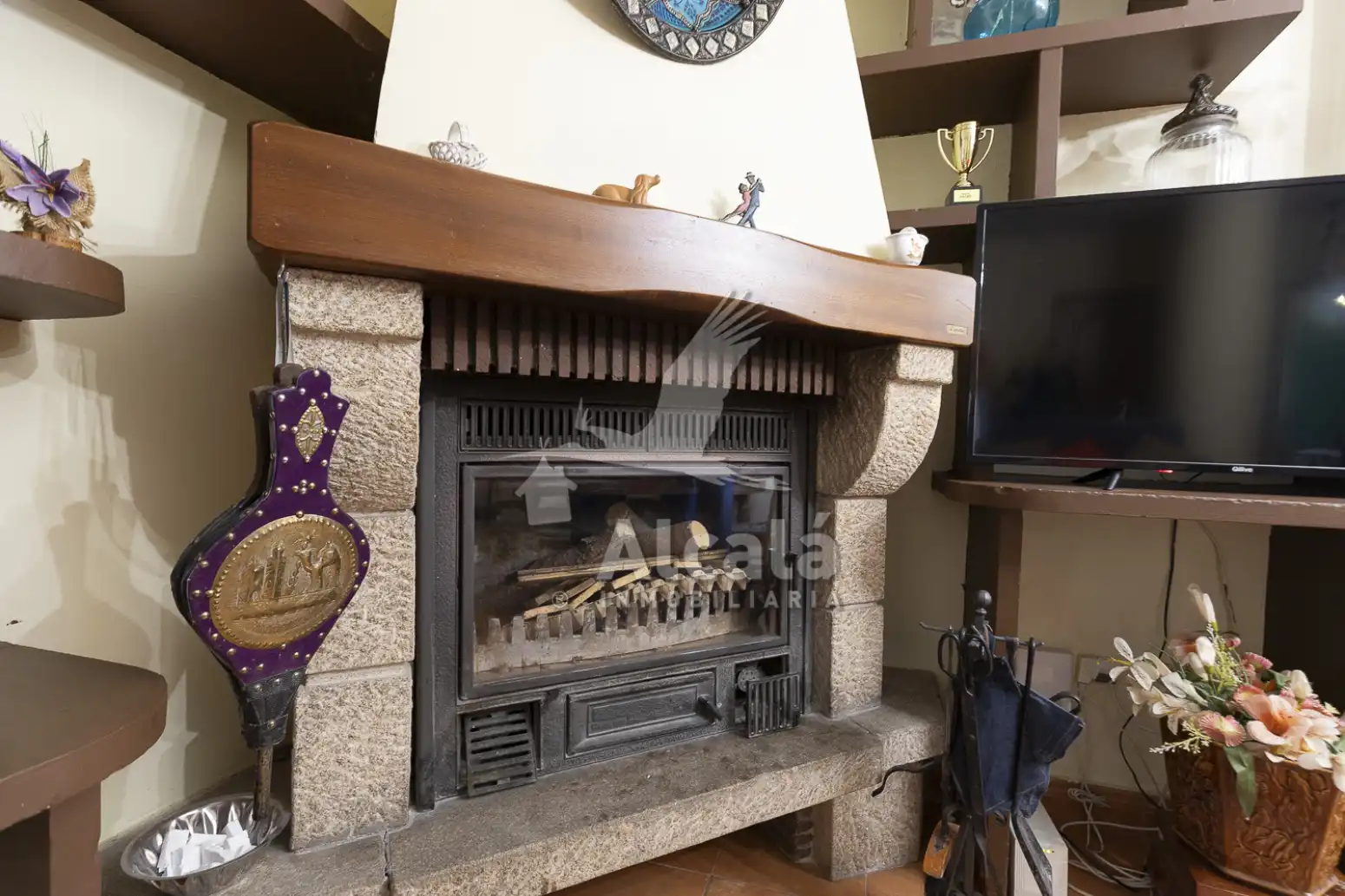 Wohnzimmer von Haus oder Chalet zum Verkauf in El Molar (Madrid) mit Schwimmbad