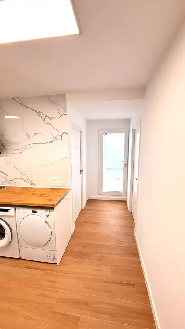 Cuina de Estudi de lloguer en Málaga amb Aire condicionat, Calefacció i Parquet