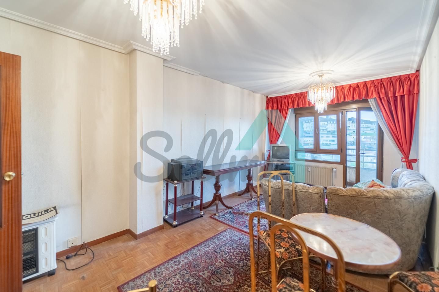 Bedroom of Flat for sale in Oviedo   with Heating, Parquet flooring and Terrace