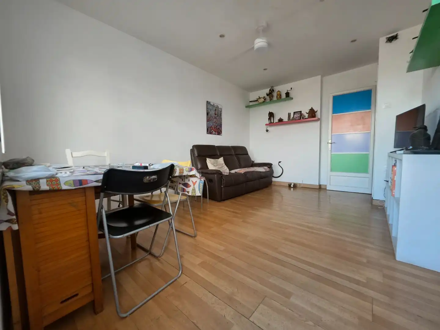 Living room of Attic for sale in Barcelona  with Terrace, Furnished and Oven