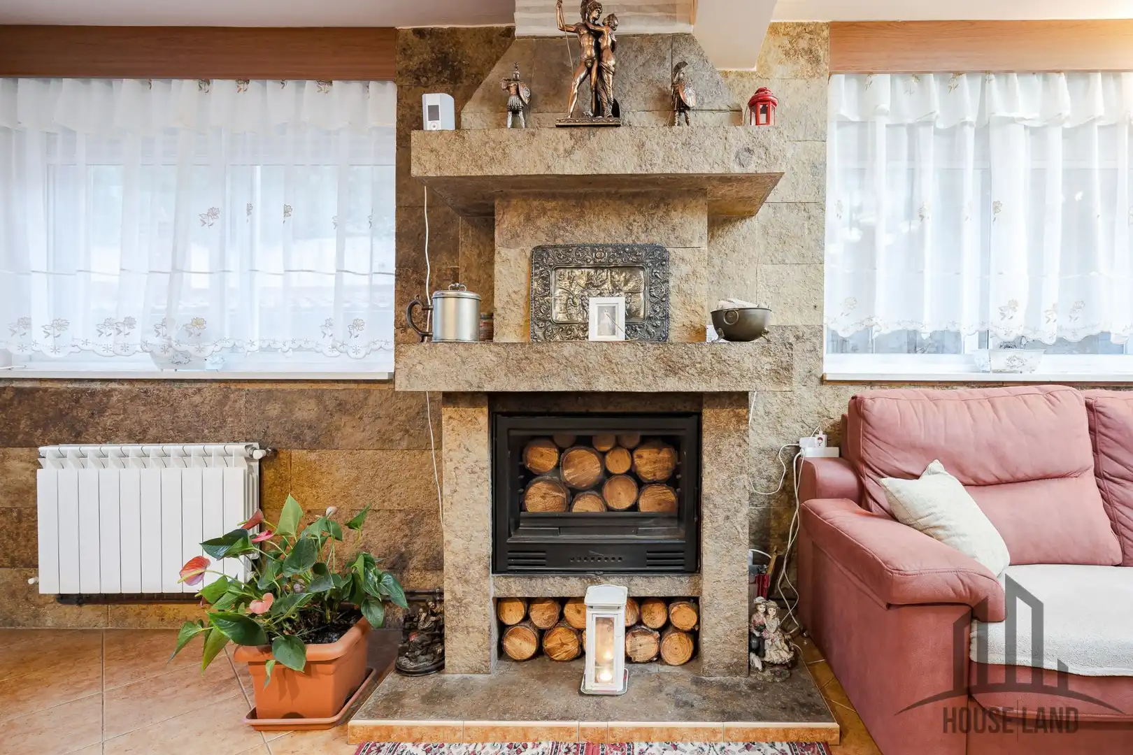 Living room of Houses for sale in Fuentenovilla  with Air Conditioner, Heating and Private garden