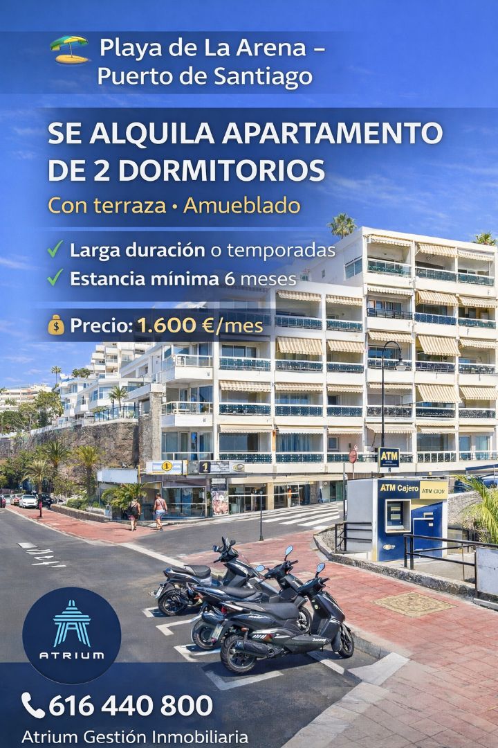 Vista exterior de Apartament de lloguer en Santiago del Teide amb Moblat, Forn i Rentadora